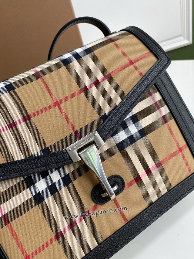 Burberry專門店新款Vintage復古格紋斜背包 巴寶莉肩背女包 yxb1469